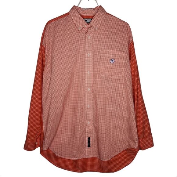 Crable Sportswear~ Game Day Clemson Tigers Shirt- Wrinkle Free - Picture 2 of 8